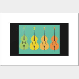 Double Bass Tropical Basses Posters and Art